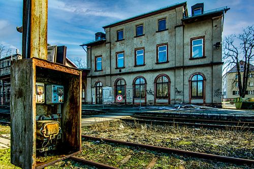 Verlassener Bahnhof