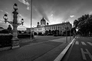 Wien - die Hofburg bei Sonnenaufgang