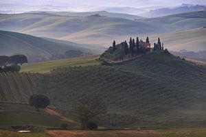 De ochtend ontwaakt in Toscane