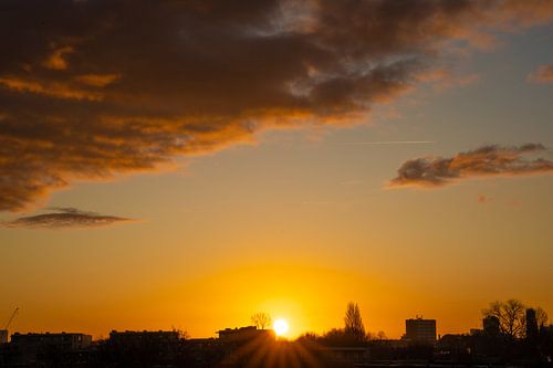 Lever de soleil à Utrecht sur Sammie van der Hooft