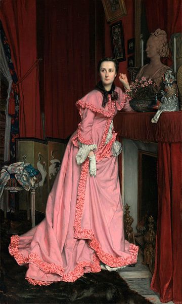 Porträt der Marquise de Miramon, James Tissot von Meesterlijcke Meesters