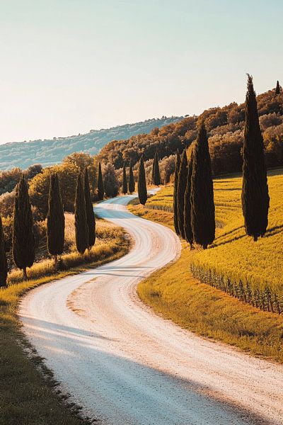 Toskanische Landschaft von Poster Art Shop