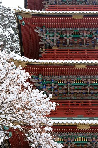 Tosho-Gu Shrine in Nikko, Japan, in winter by Lensw0rld