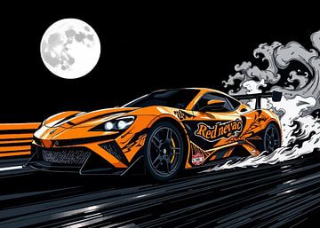 Rimac Nevera Onder Maan van MIROKKU