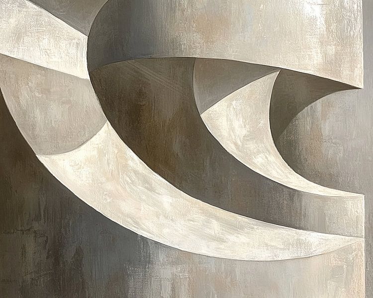 Silver Curves | Flowing Silver Shapes by Modern Collection