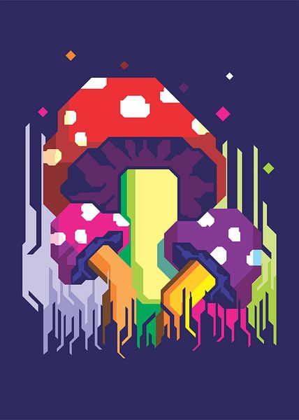 SQUARE MUSHROOM by Taufan Heriyansyah