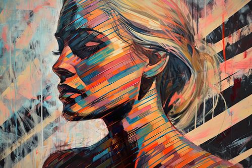Abstract Portret | Kleurrijk Portret