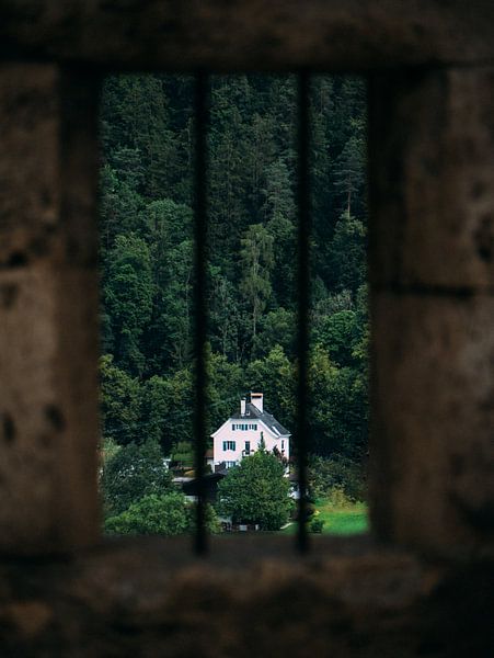 Vue de la fenêtre du château par Rianne Jacobs