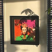 Kundenfoto: Frida  Splash Pop Art PUR 1 von Felix von Altersheim, als gerahmtes poster