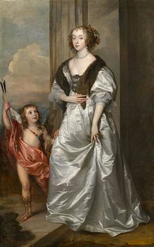 Lady Mary Villiers met Charles Hamilton, Antoon van Dyck