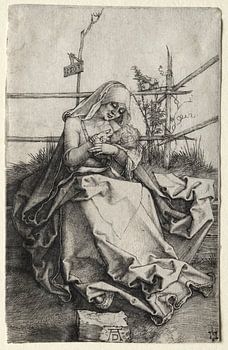 The Virgin and Child on a Grassy Bench, Albrecht Dürer