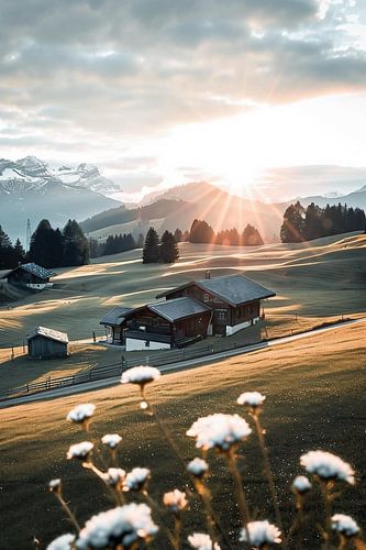 Leven op de bergweide
