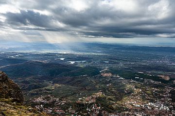 Kruja mountains in Albania by Werner Lerooy
