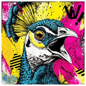 Pop Art paon n° 3