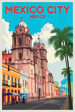 Mexico-Stad, Mexico van Poster Art Shop