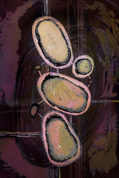 Urban. Connecting. Aubergine colour. by Alie Ekkelenkamp