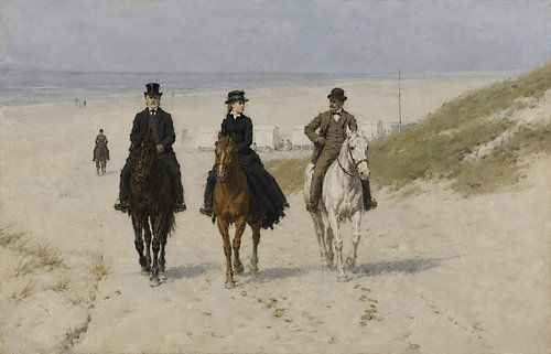 Morgen weer een rit langs het strand