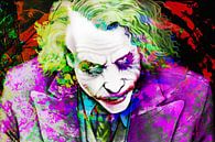 The Joker The Dark Knight 2008 Heath Ledger van Art By Dominic thumbnail