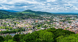 Ein Blick auf Freiburg im Schwarzwald von Andreas Völkel