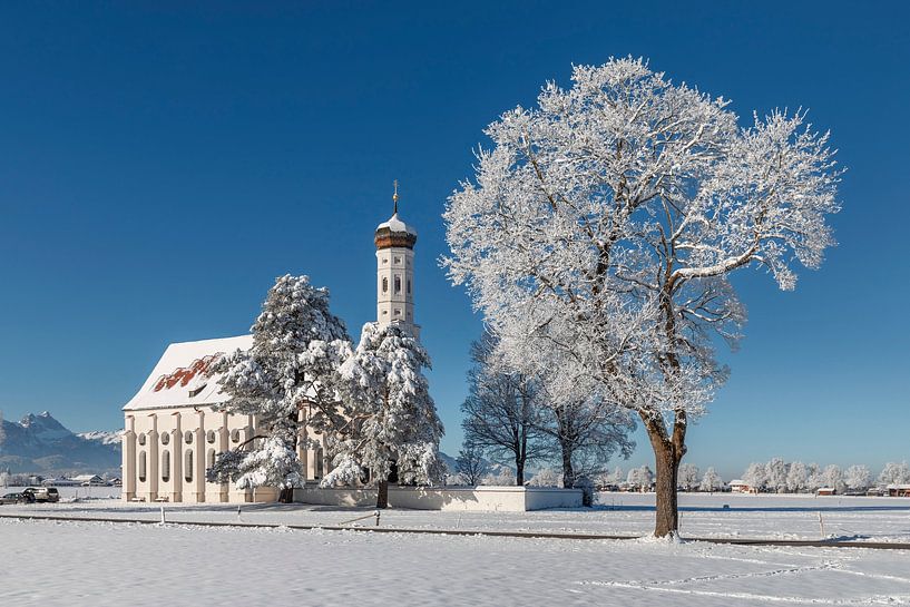 Wallfahrtskirche St.Coloman in Winter von Markus Lange
