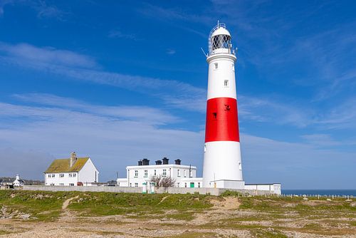Portland Bill vuurtoren, Dorset, Engeland
