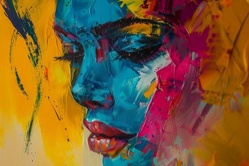 Abstracte vrouw