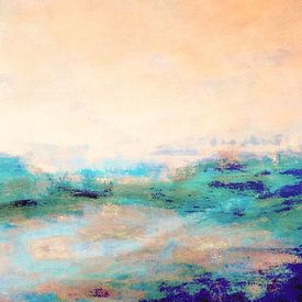 Abstrakte Hügellandschaft von Diana Mets