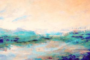 Abstract heuvellandschap