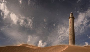 0179 Lighthouse in the desert van Adrien Hendrickx