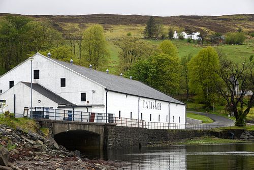 Talisker Scotch Whisky distilleerderij in Schotland
