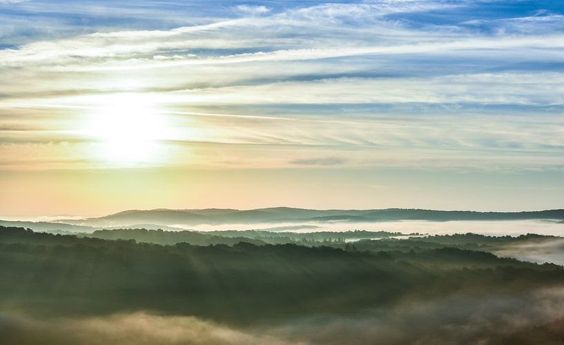 Mountain Landscape with the sunrise by Gonnie van Hove