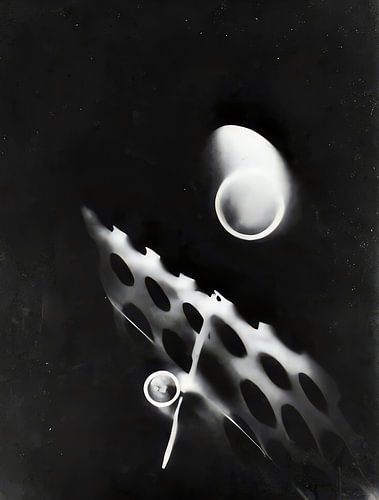Orb Above Perforated Form