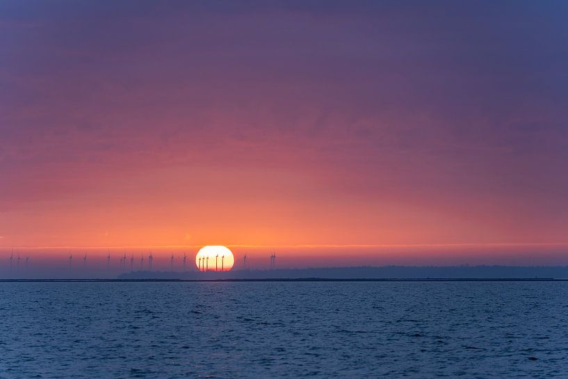 Sonnenaufgang Morgenrot von Björn van den Berg