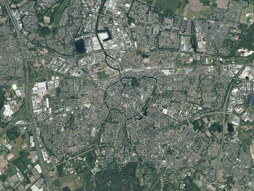 Luchtfoto van Breda