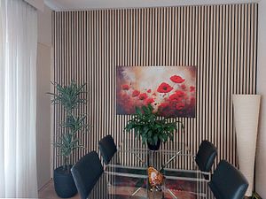 Poppies in Summer Light - Romantic Flower Painting