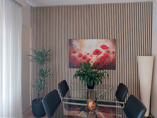 Customer photo: Poppies in Summer Light - Romantic Flower Painting by Joriali Fine Art, on canvas