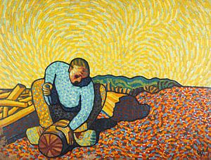 Der Holzarbeiter, Wilhelm Morgner, 1911