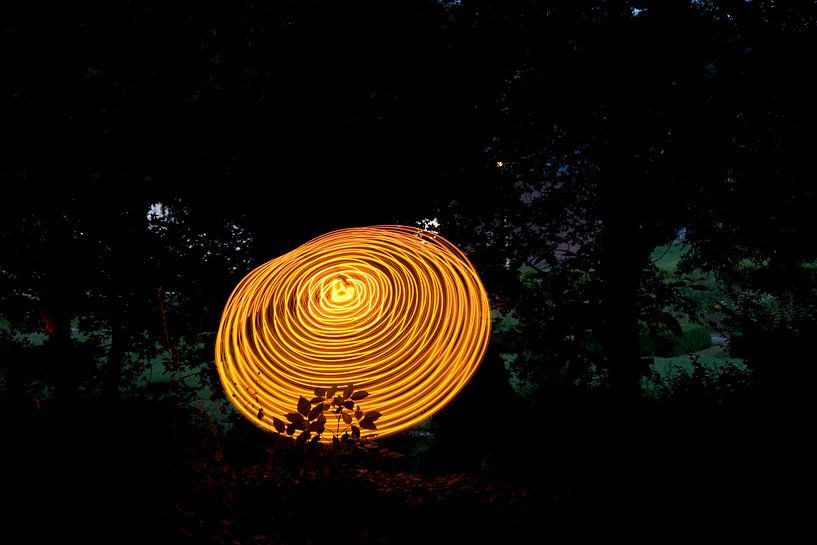 Lightpainting by Nicole Wetzels
