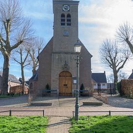 L'église de Hemmen le matin sur Jurjen Jan Snikkenburg