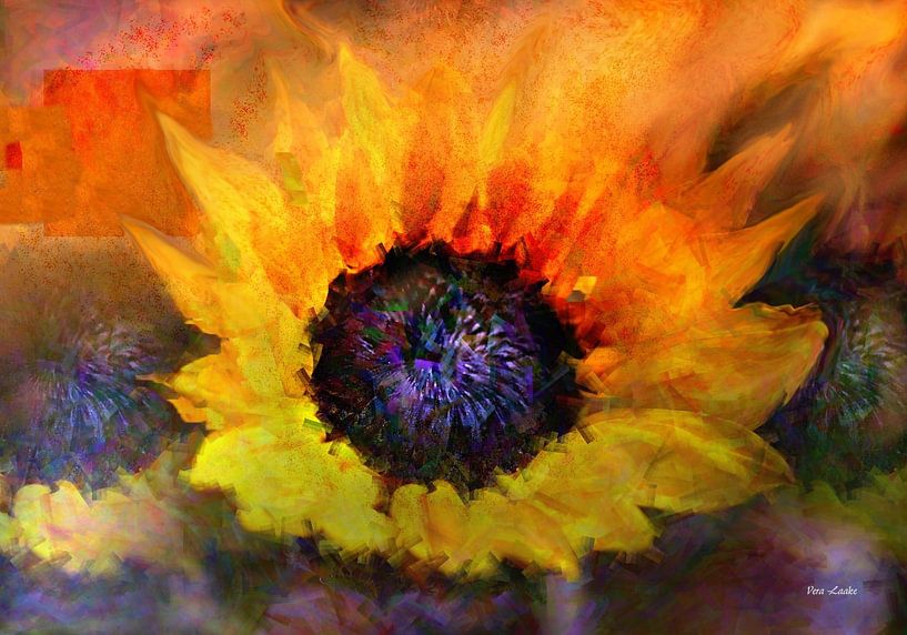 Sunflower in Art sur Vera Laake