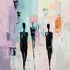 Figures et couleurs | Figures noires sur Caprices d'Art