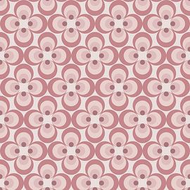 Retro Behang Roze van Gypsy Galleria