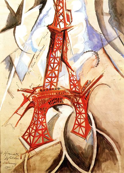 Simultanturm von Robert Delaunay by Peter Balan