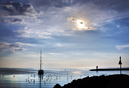Entrée/entrée dans le port sur Harrie Muis