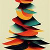 Weihnachtsbaum abstrakt von Bert Nijholt