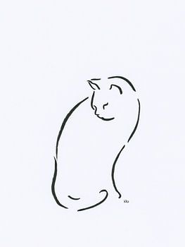 Overdenkende kat