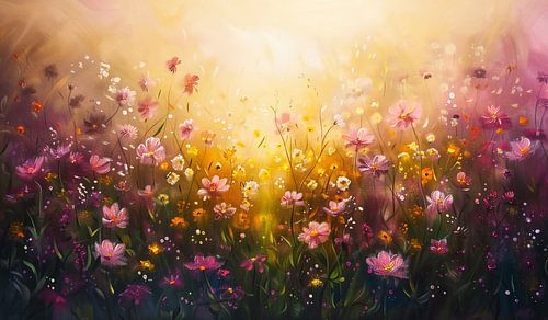 Une richesse florale magique sous un soleil radieux