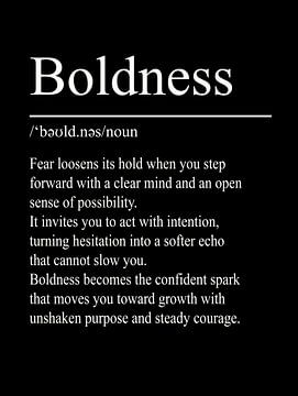 Dapperheid Definitie - Zwart van WordsThatInspire