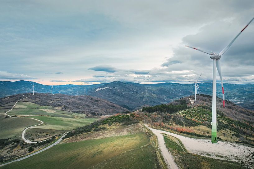 Park met Windmolens in Italië van Sven en Roman