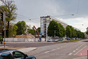 Magdeburg - De Breite Weg voor de nieuwbouw